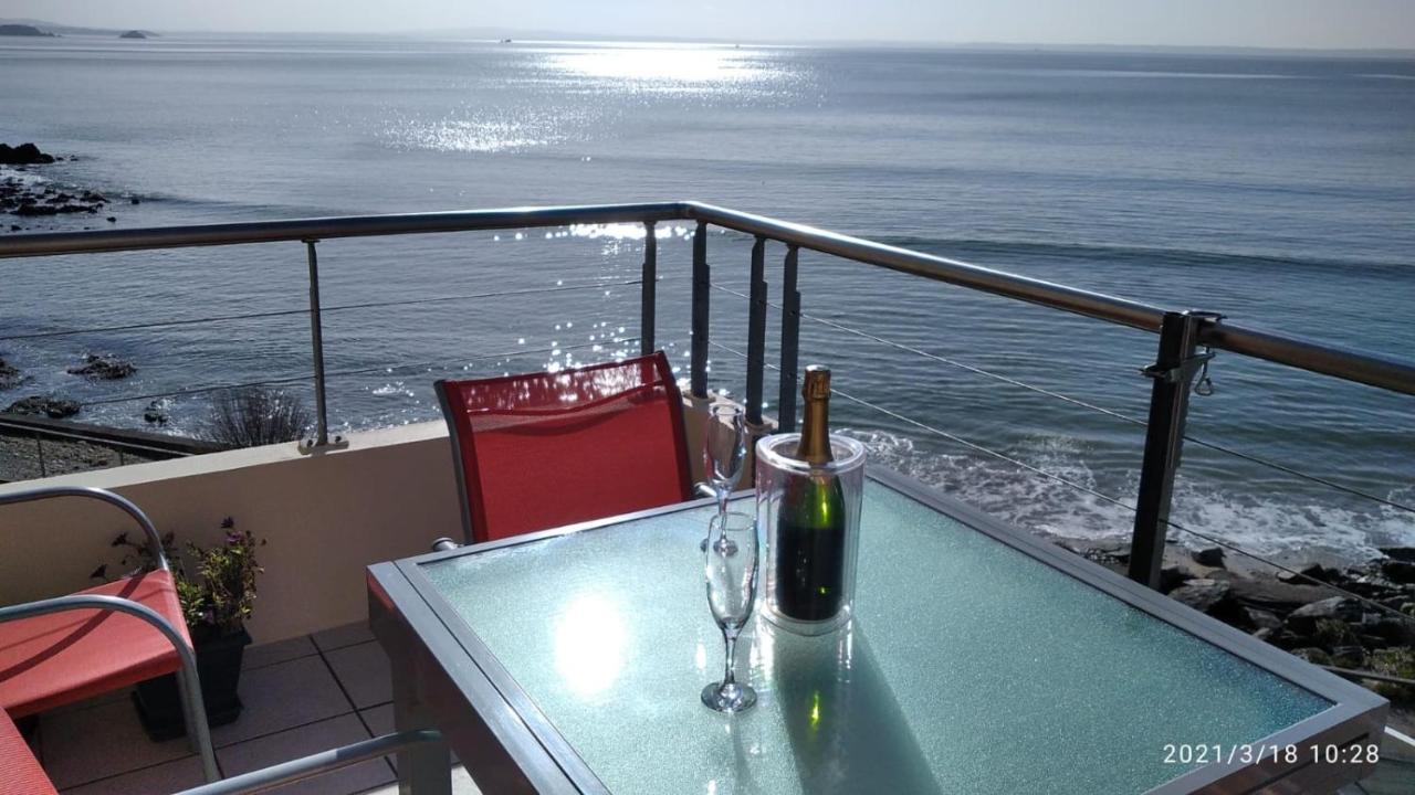 Appartement Cosy Les Pieds Dans L'Eau, Vue Mer Exceptionnelle Crozon Exteriér fotografie